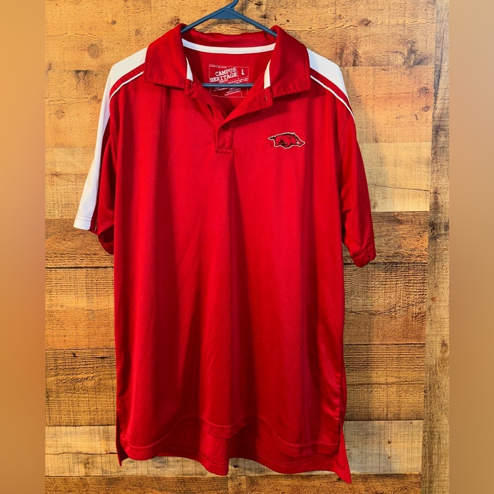 Campus Heritage Arkansas Razorback Polo Shirt